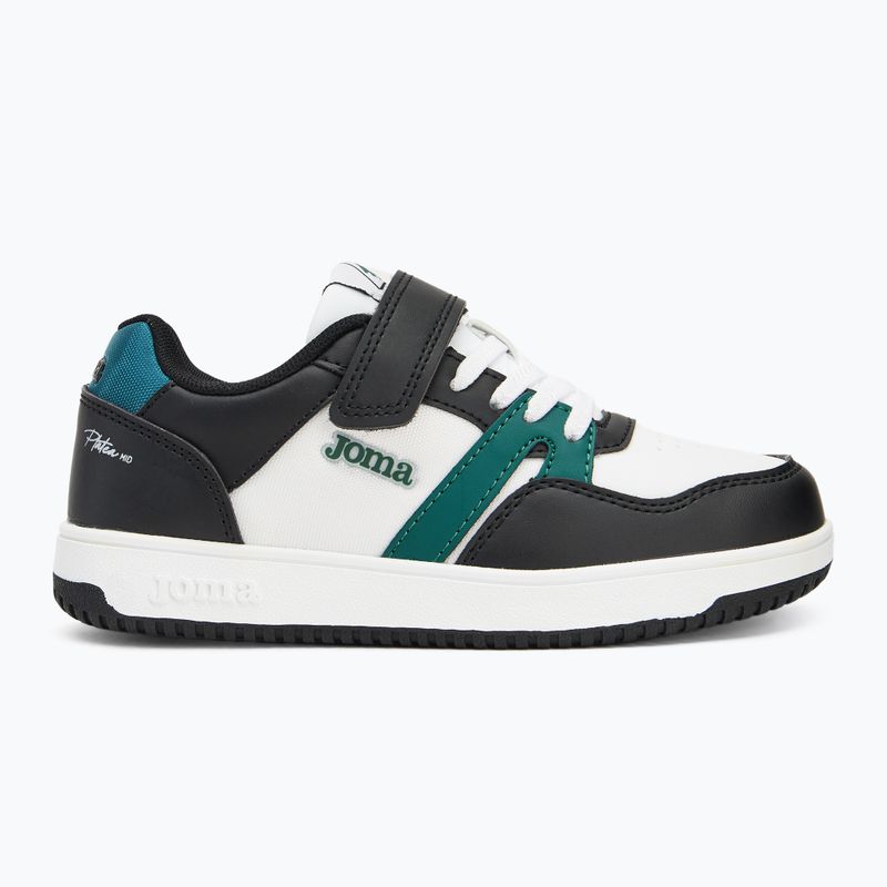 Детски обувки Joma Platea Low Jr бяло/зелено 2