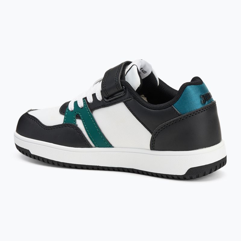 Детски обувки Joma Platea Low Jr бяло/зелено 3