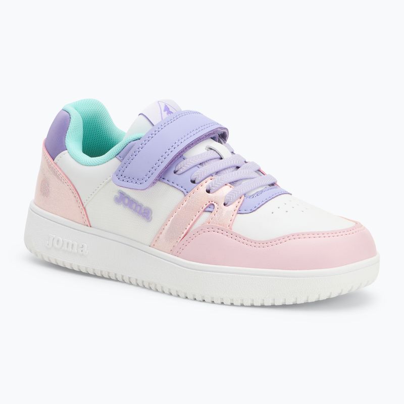 Детски обувки Joma Platea Low Jr розово/лилаво