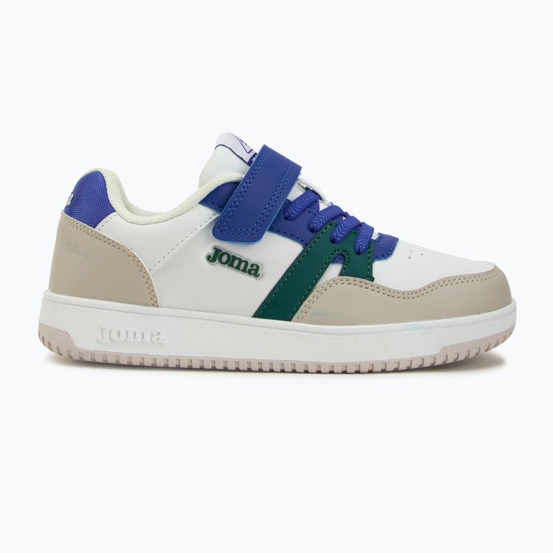 Детски обувки Joma Platea Low Jr бели/бежови 2