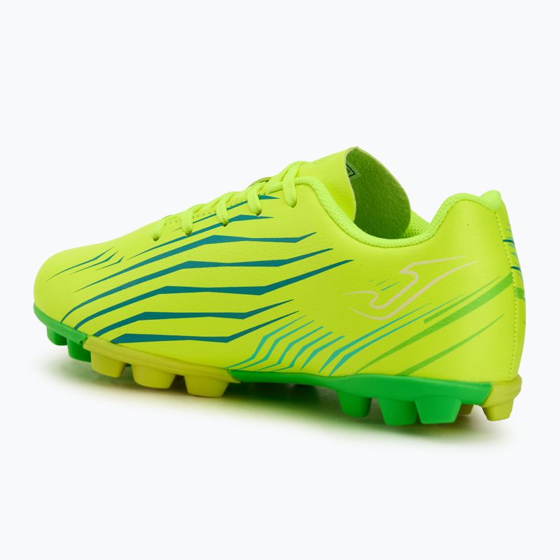 Детски футболни обувки Joma Propulsion Jr HG fluor lemon 3