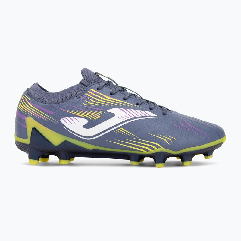 Joma Propulsion Cup FG мъжки футболни обувки лилаво/жълто 2