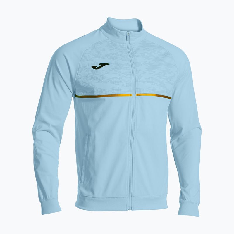 Мъжки потник за бягане Joma Record III Full Zip светлосин