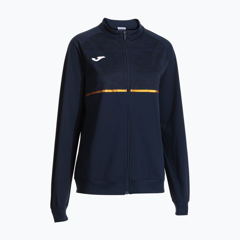 Женски потник за бягане Joma Record III с цял цип в тъмносин цвят