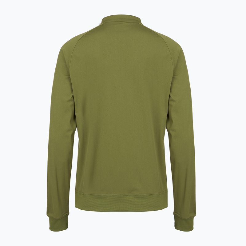Женски потник за бягане Joma Record III Full Zip зелен 2