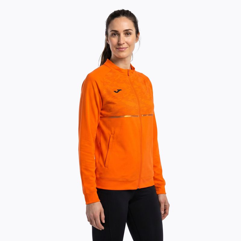 Женски потник за бягане Joma Record III Full Zip orange 2