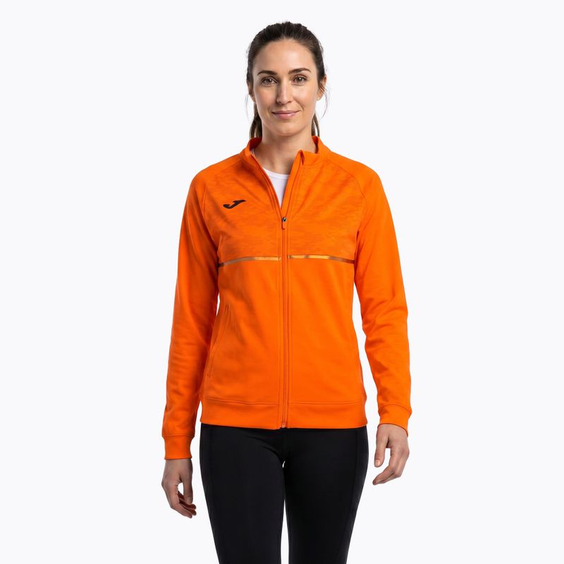 Женски потник за бягане Joma Record III Full Zip orange 3
