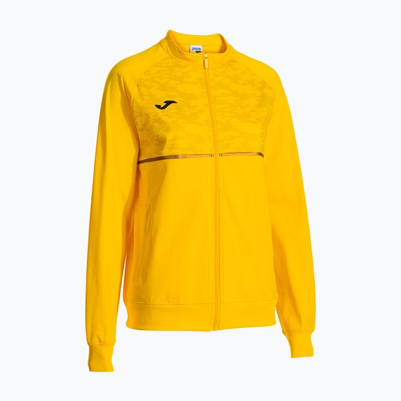 Женски потник за бягане Joma Record III Full Zip yellow