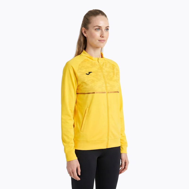 Женски потник за бягане Joma Record III Full Zip yellow 4