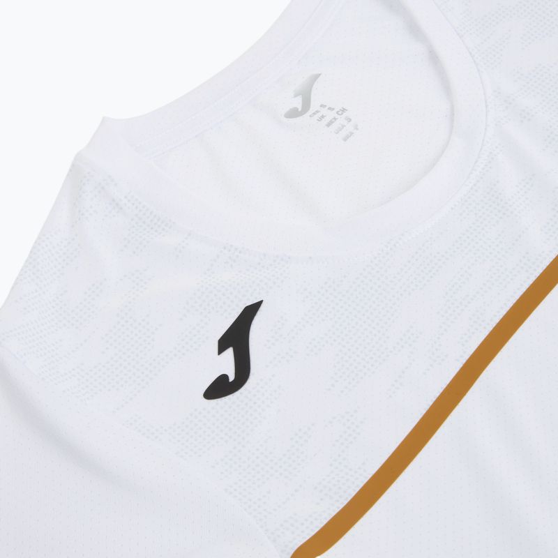Дамска тениска за бягане Joma Record III бяла 8