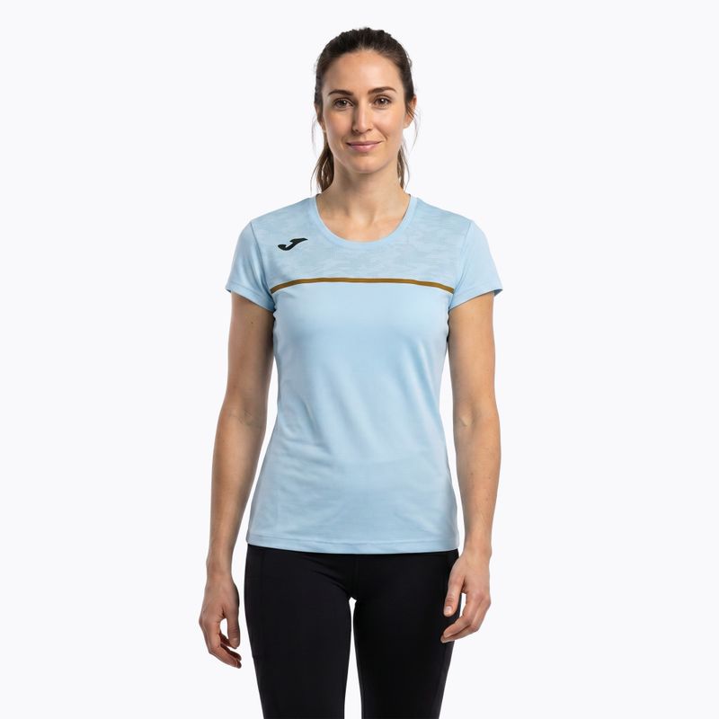Дамска тениска за бягане Joma Record III светлосиня 3