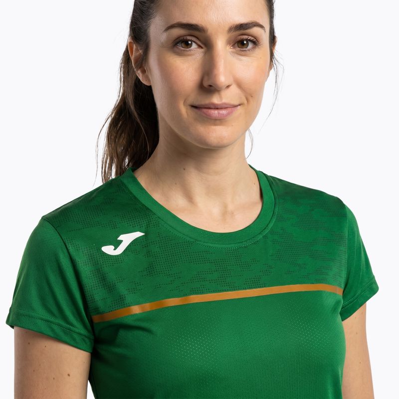 Дамска тениска за бягане Joma Record III зелена 4