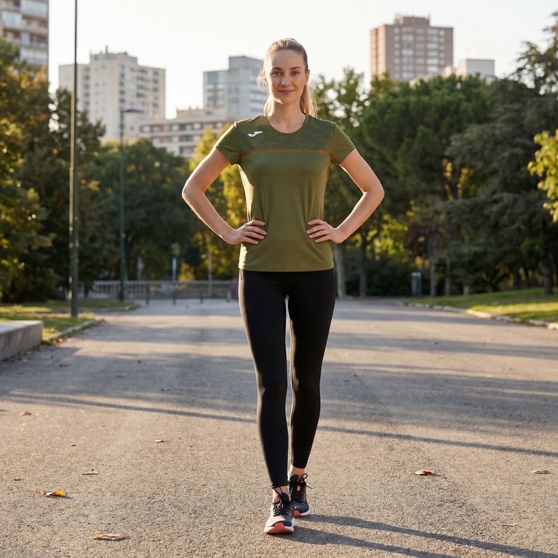 Дамска тениска за бягане Joma Record III каки 6