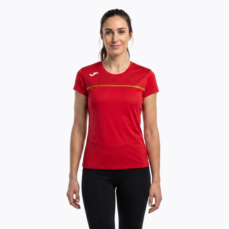Дамска тениска за бягане Joma Record III червена