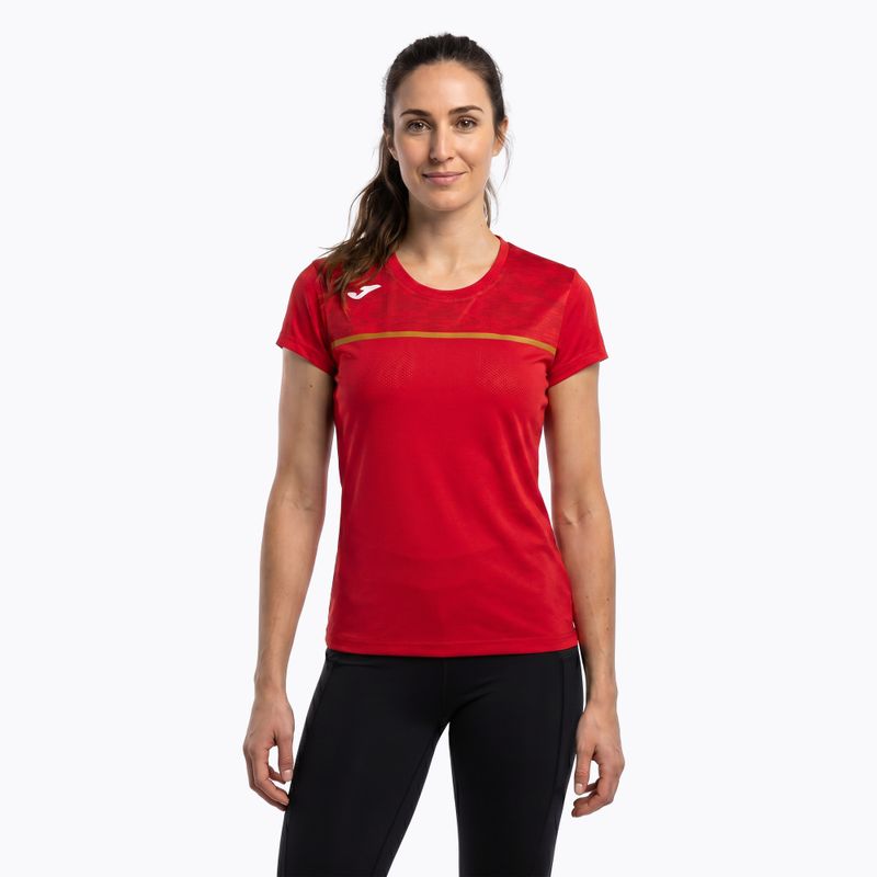 Дамска тениска за бягане Joma Record III червена 3