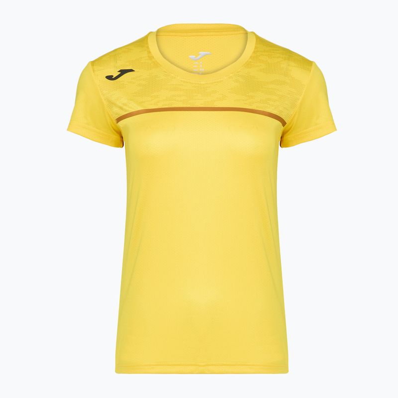 Женска тениска за бягане Joma Record III жълта 5