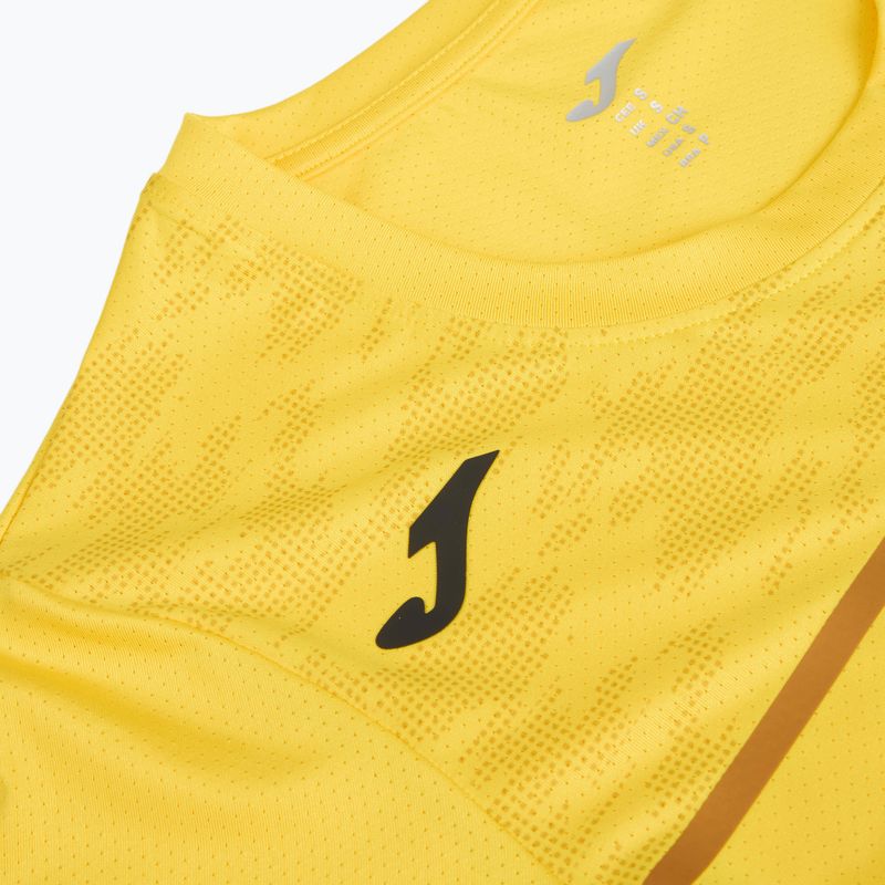 Женска тениска за бягане Joma Record III жълта 8