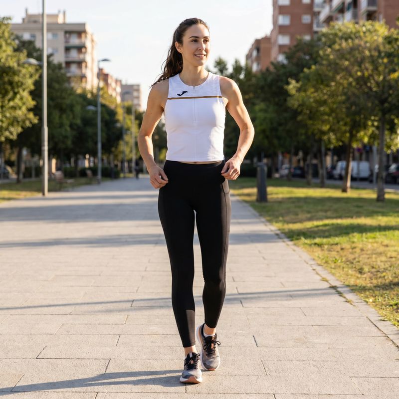 Дамска тениска за бягане Joma Record III Top white 6