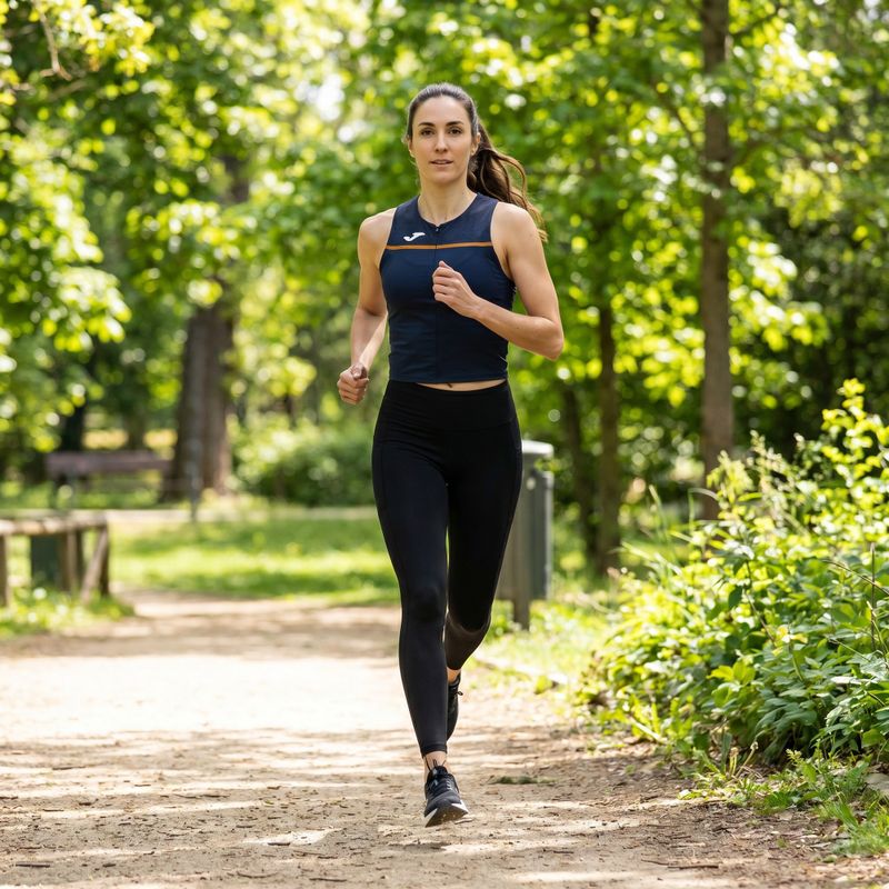 Дамска тениска за бягане Joma Record III Top navy 6