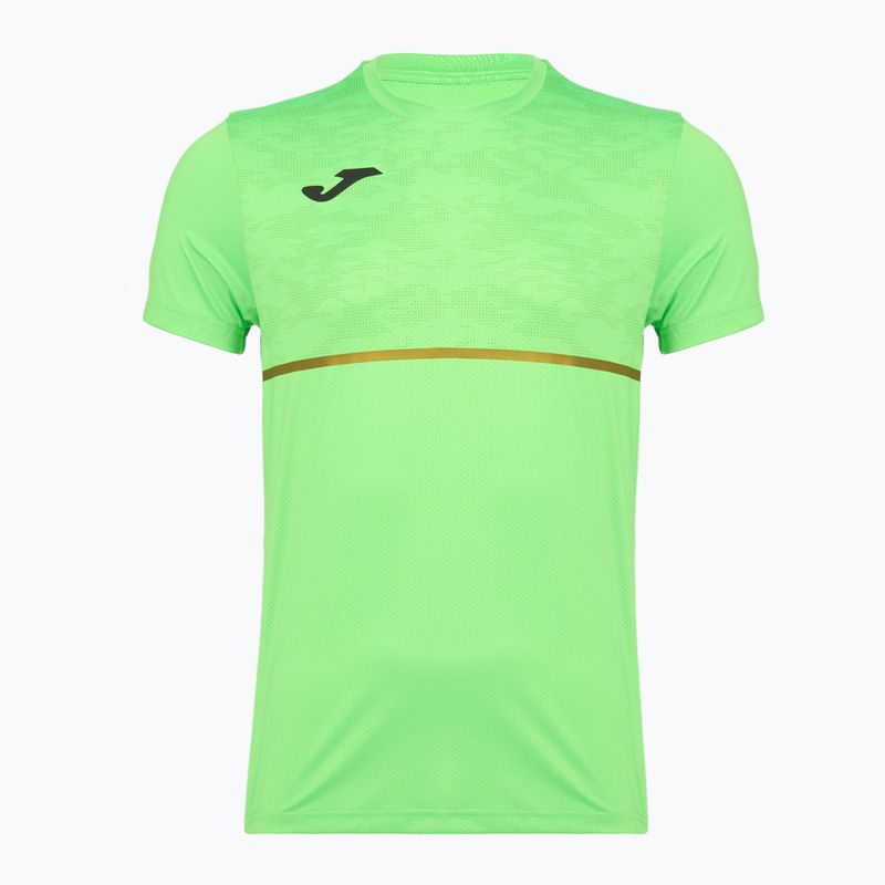 Мъжка тениска за бягане Joma Record III fluor green