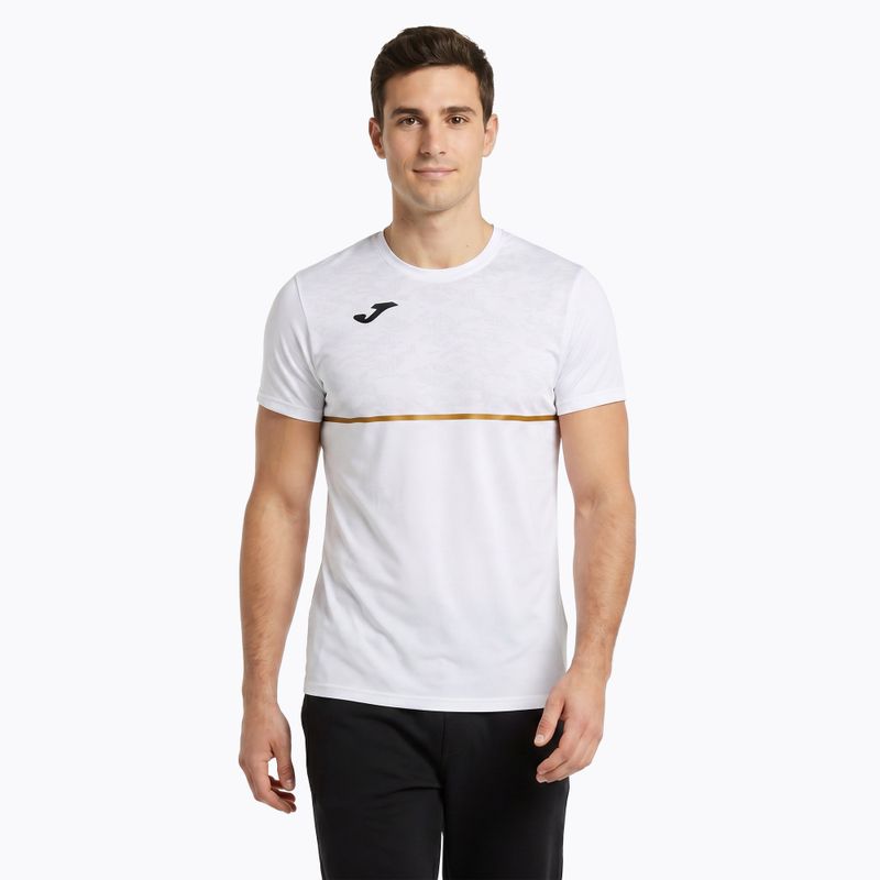Мъжка тениска за бягане Joma Record III бяла 3