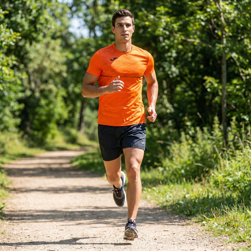 Мъжка тениска за бягане Joma Record III orange 7