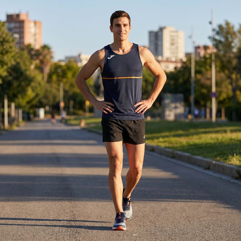 Мъжка тениска за бягане Joma Record III черна 6