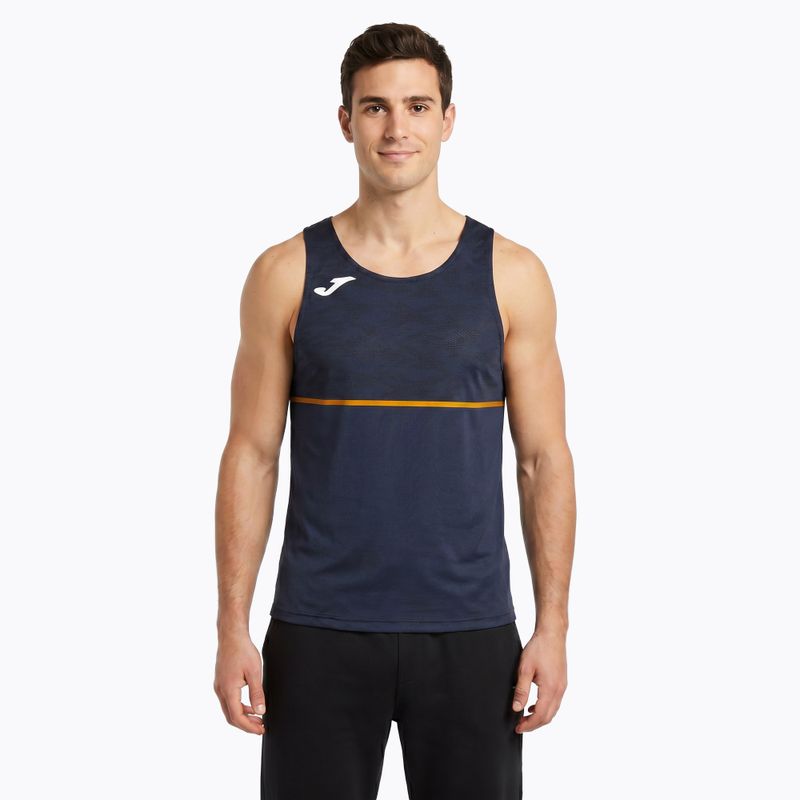 Мъжка тениска за бягане Joma Record III в тъмносин цвят