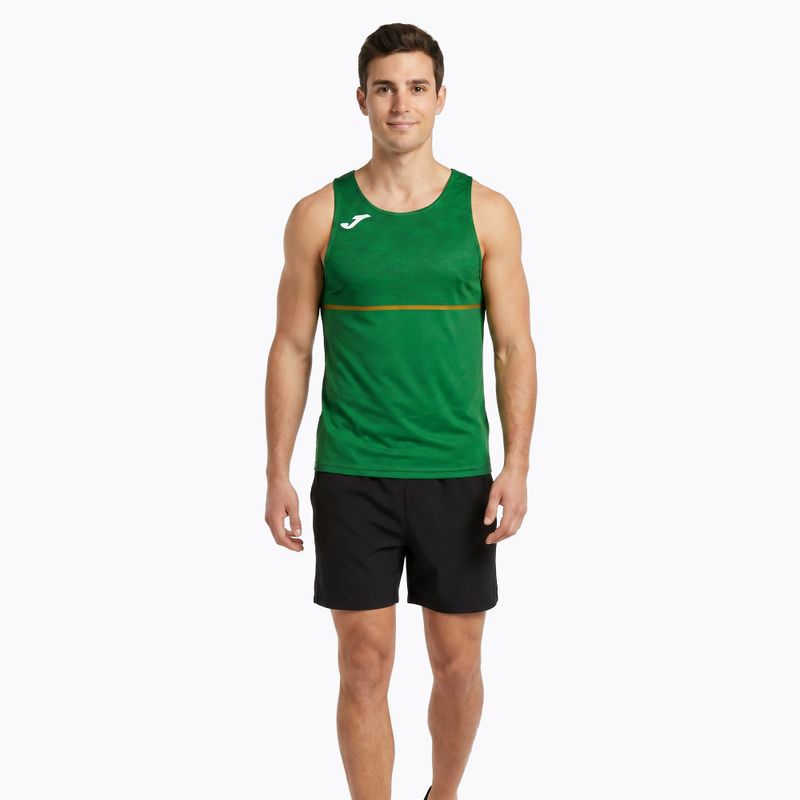 Мъжка тениска за бягане Joma Record III зелена 2