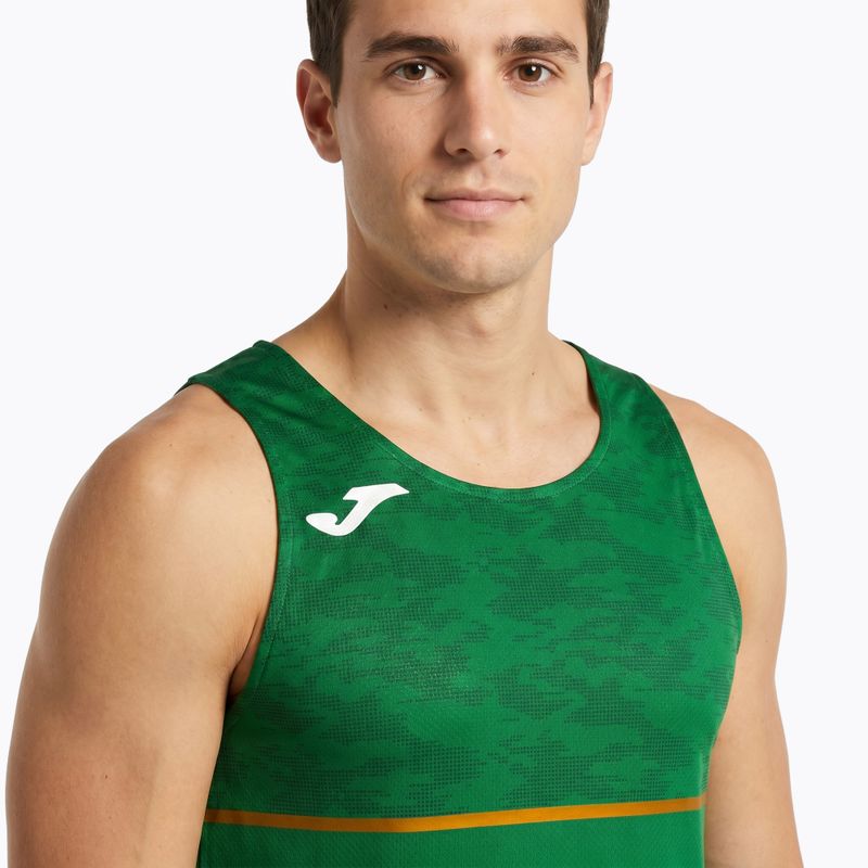 Мъжка тениска за бягане Joma Record III зелена 4