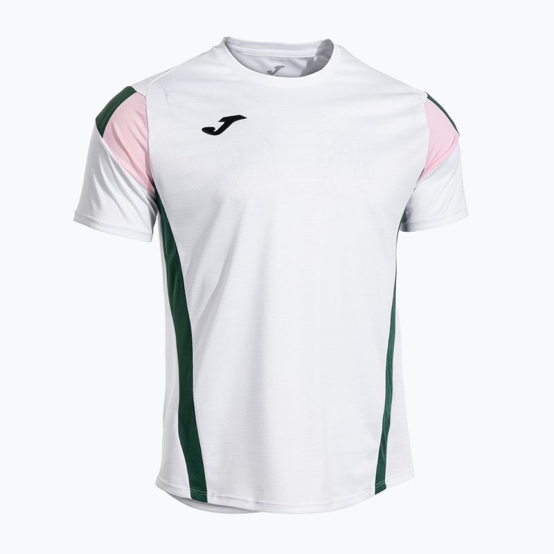 Мъжка тениска Joma Montreal бяла/зелена