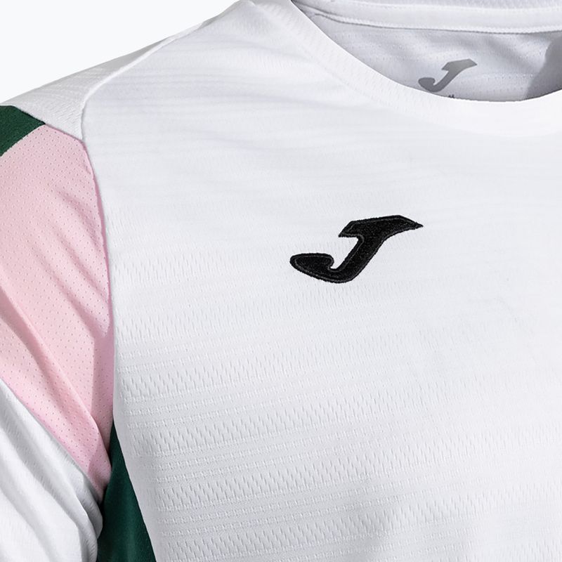 Мъжка тениска Joma Montreal бяла/зелена 3