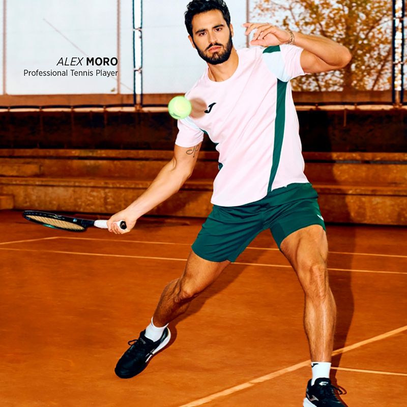 Мъжка тениска Joma Montreal pink/green 3