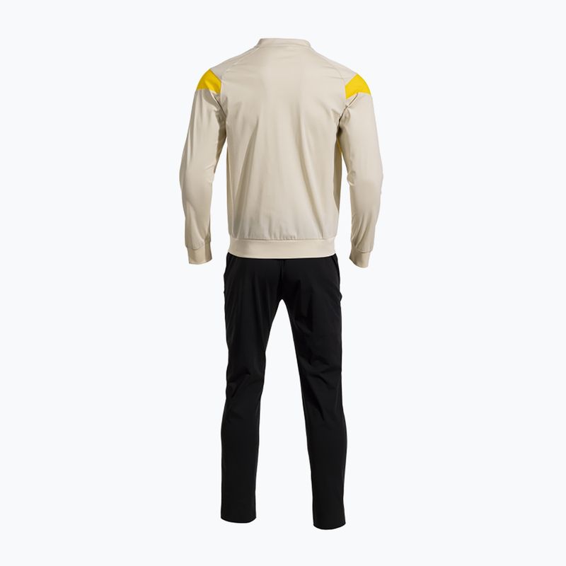 Мъжки спортен костюм Joma Montreal beige/black 2