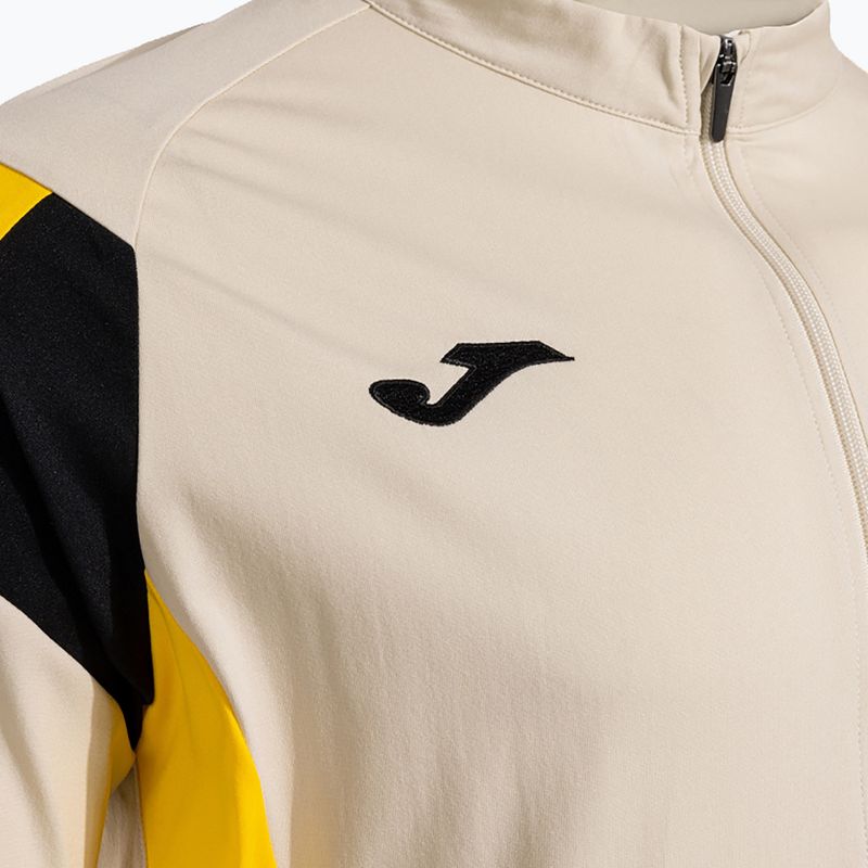 Мъжки спортен костюм Joma Montreal beige/black 3