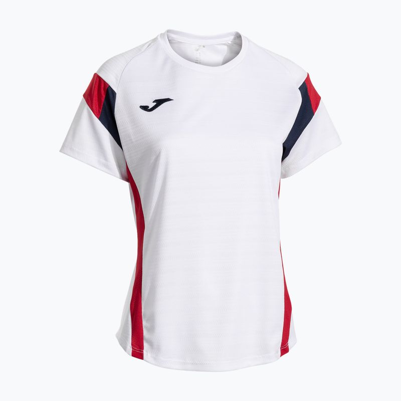 Дамска тениска Joma Montreal white / red 3