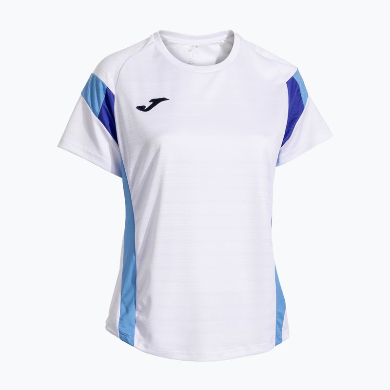 Дамска тениска Joma Montreal white/sky blue 2