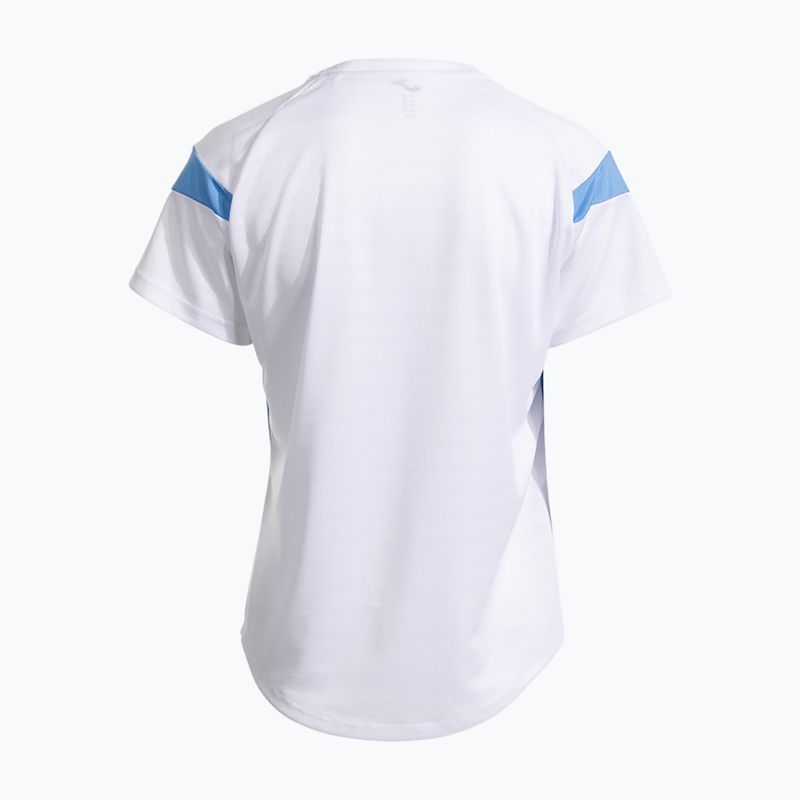 Дамска тениска Joma Montreal white/sky blue 3