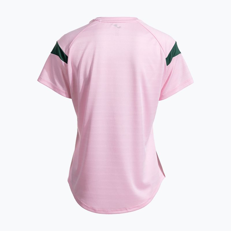 Дамска тениска Joma Montreal pink/green 3