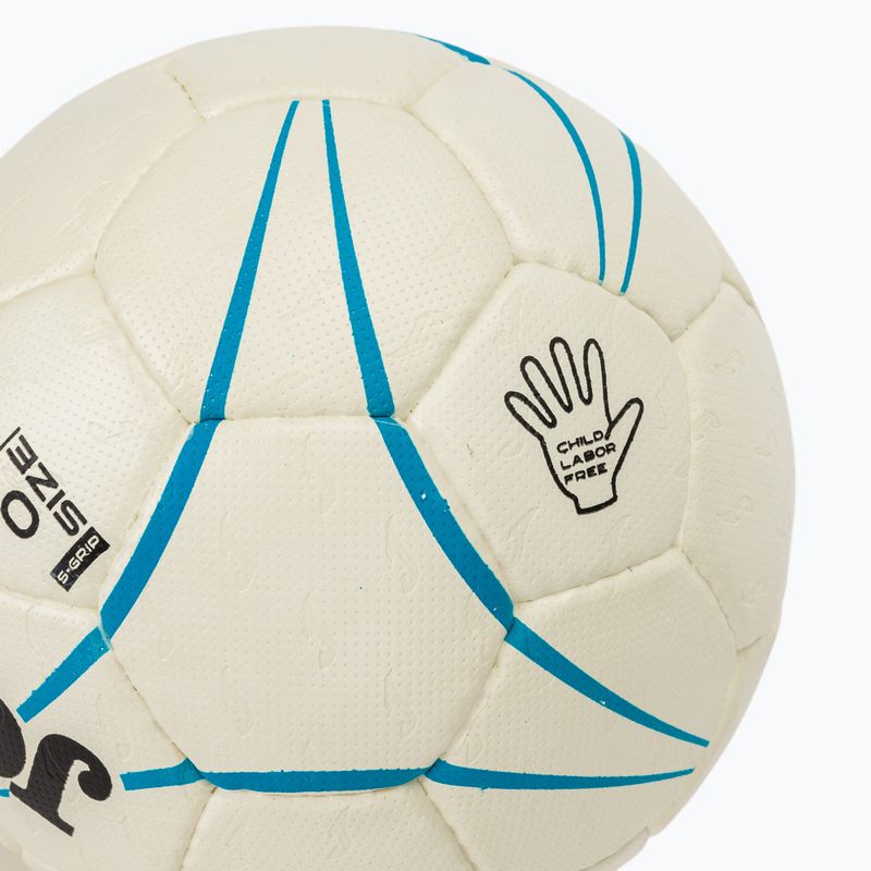 Топка за хандбал Joma S-Grip white / turquoise размер 0 3