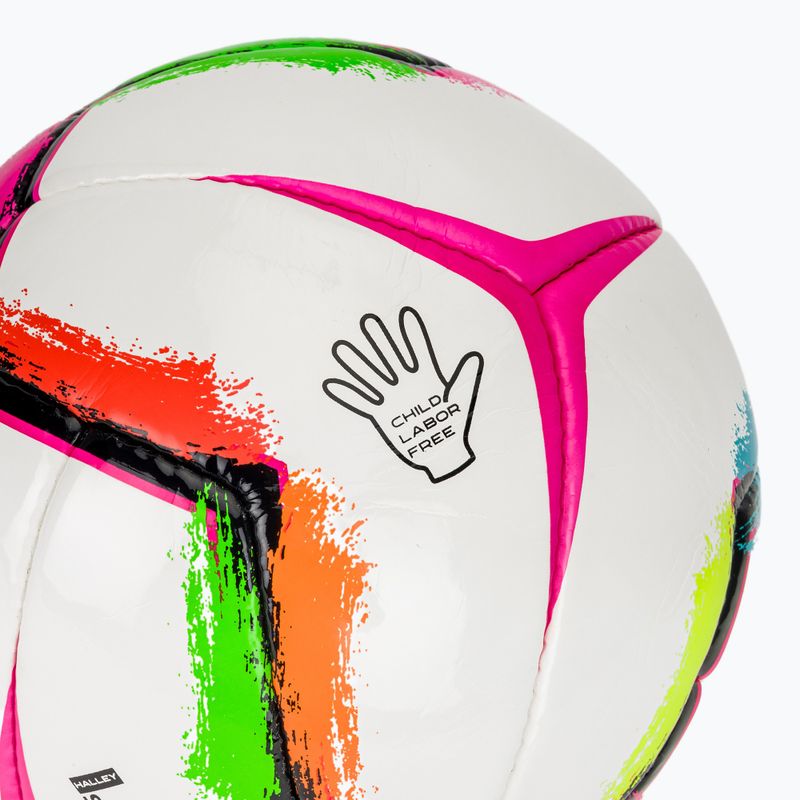 Футболна топка Joma Halley II white/fluor pink размер 4 3