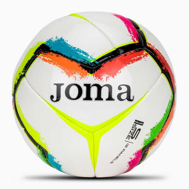 Футболна топка Joma Halley II white/fluor green размер 5