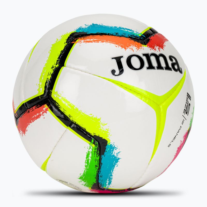 Футболна топка Joma Halley II white/fluor green размер 5 2