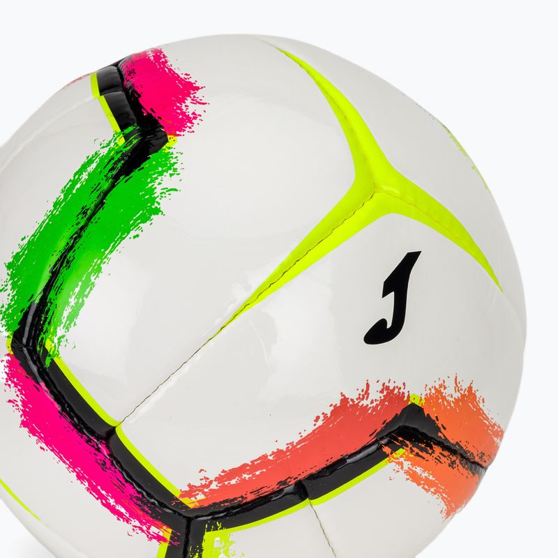 Футболна топка Joma Halley II white/fluor green размер 5 4