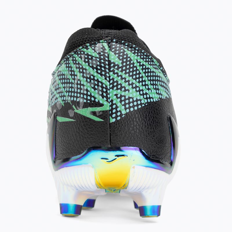 Joma Striker Top FG мъжки футболни обувки черно/зелено 6