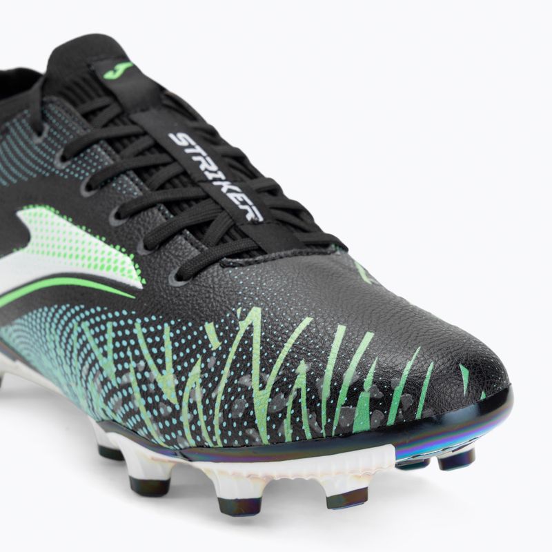 Joma Striker Top FG мъжки футболни обувки черно/зелено 7