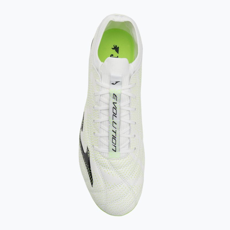 Мъжки футболни обувки Joma Evolution Top FG white/black 5