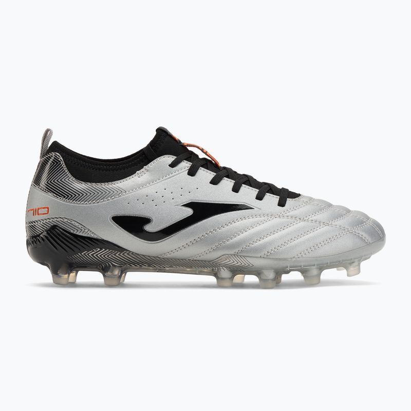 Мъжки футболни обувки Joma Numero-10 FG сиво/черно 2