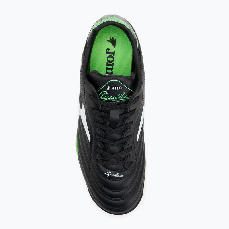 Joma Aguila TF мъжки футболни обувки черно/синьо зелено 5