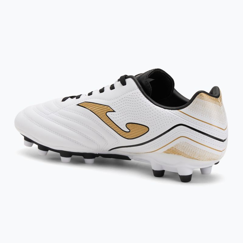 Joma Aguila FG мъжки футболни обувки бяло/златно 3